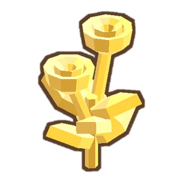 A golden rose