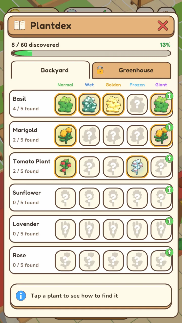 The Plantdex: a collection book of every plant and mutation found so far