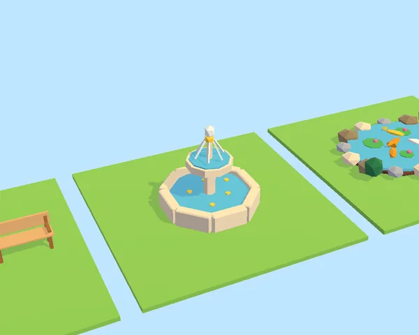 Wishing fountain in Mutation Nursery