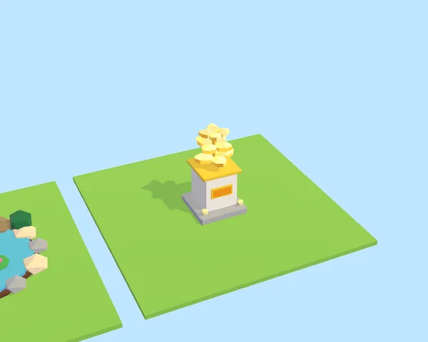 Golden statue in Mutation Nursery